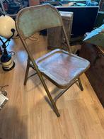 Klapstoel met industriële vintage look, Ophalen