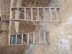 Oude authentieke houten schilders trap, trappen, Antiek en Kunst, Curiosa en Brocante, Ophalen