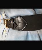 Mulberry ceintuur leer/ canvas , breed, maat Small, 80 tot 90 cm, 5 cm of meer, Zwart, Tailleriem