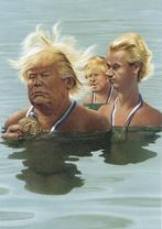 Haderer FRISURENWETTBEWERB  Trump, Wilders, Johnson, Verzamelen, Verzenden, 1980 tot heden, Ongelopen, Sterren en Beroemdheden