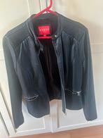 Leren jas guess, Kleding | Dames, Jasjes, Kostuums en Pakken, Ophalen of Verzenden, Zo goed als nieuw, Maat 42/44 (L), Zwart