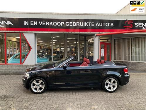 BMW 1-serie Cabrio 120i Cabriolet - NAP - Rood Leder - Inr M, Auto's, BMW, Bedrijf, Te koop, 1-Serie, ABS, Airbags, Airconditioning