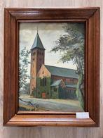 Schilderij van een Kerk, Antiek en Kunst, Kunst | Schilderijen | Klassiek, Ophalen