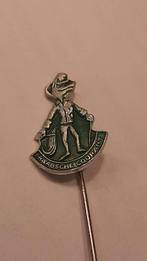 Haagsche Courant Speldje, Ophalen of Verzenden, Gebruikt, Overige onderwerpen, Speldje of Pin