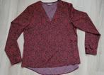 Blouse rood / blauw maat 40, C&A, Blauw, Maat 38/40 (M), Ophalen of Verzenden