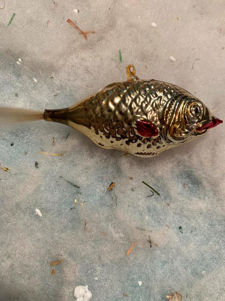 #kerst vis kerstbal, Diversen, Kerst, Zo goed als nieuw, Ophalen of Verzenden