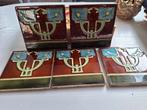 Art nouveau tegels 5 stuks, Antiek en Kunst, Ophalen of Verzenden