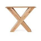 Houten X-tafelpoten set van 2 partij houten X-poot OPRUIMING, Ophalen, Rond, Minder dan 50 cm, 50 tot 100 cm