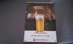 Poster Amstel bier, vaasje ca. 30 x 42 cm. Mancave., Rechthoekig Staand, Ophalen of Verzenden, Zo goed als nieuw, A1 t/m A3