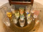 15 retro vintage limonadeglazen., Verzenden, Huis en Inrichting