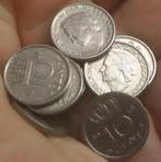 10 stuks Wilhelmina dubbeltjes uit 1948., Verzenden, Koningin Wilhelmina, 10 cent, Losse munt