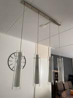 Hanglamp eetkamertafel, Huis en Inrichting, Lampen | Hanglampen, Ophalen, Gebruikt, Glas, 50 tot 75 cm