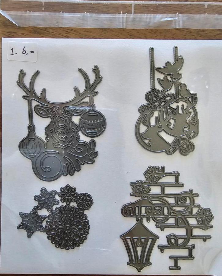 Kerst snij/embossing mallen, Clearstamps e.d., Hobby en Vrije tijd, Kaarten | Zelf maken, Nieuw, Pons of Mal, Kerst, Ophalen of Verzenden