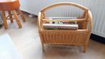 Lectuur rotan mand  retro lectuurmand, Huis en Inrichting, Ophalen of Verzenden, Zo goed als nieuw