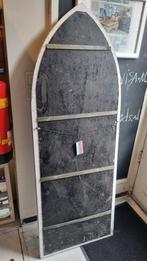 Houten spiegel in kerkraam vorm, 55x150cm, Ophalen