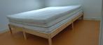 lattenbodembed 160x200 ongelakt houten frame, Huis en Inrichting, Slaapkamer | Bedden, Ophalen, Overige kleuren, Twijfelaar, 200 cm