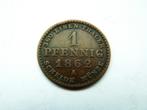 Duitse Staten - ANHALT.  1 Pfennig - 1862 A, Verzenden, Duitsland, Losse munt