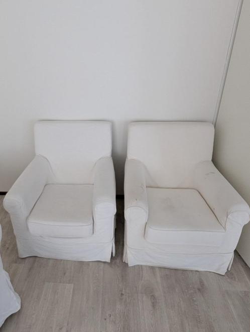 Ikea Ektorp fauteuils, Huis en Inrichting, Fauteuils, Gebruikt, 50 tot 75 cm, Minder dan 75 cm, Ophalen