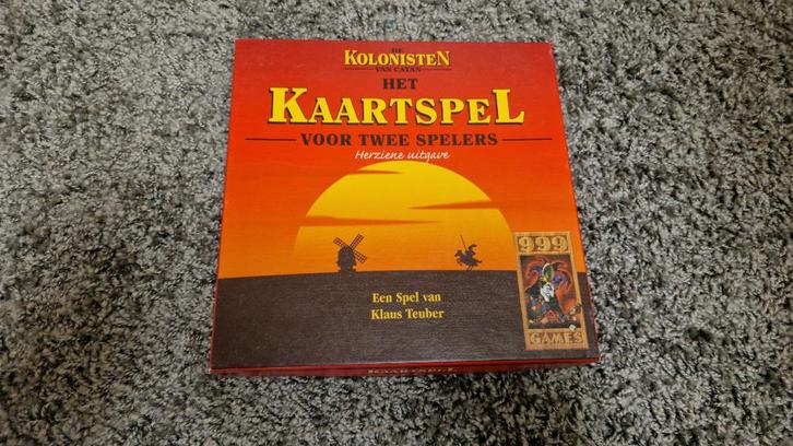Kaartspel Kolonisten van Catan, Hobby en Vrije tijd, Gezelschapsspellen | Kaartspellen, Gebruikt, Ophalen of Verzenden