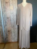 FLUIDE Paris, set Top+ lange Rok, maat XXL. Nieuw!!, Kleding | Dames, Grote Maten, Rok, Beige, Nieuw, Ophalen of Verzenden