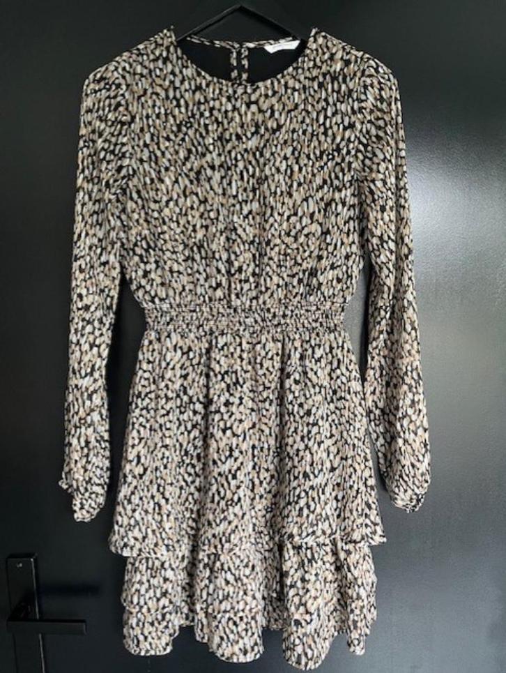 MeltingStockholm jurk maat S | ZGAN!, Kleding | Dames, Jurken, Zo goed als nieuw, Maat 36 (S), Zwart, Boven de knie, Ophalen of Verzenden
