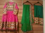 Afghaanse traditionele jurk 3-delige setje maat L-XL nieuw, Nieuw, Ophalen of Verzenden, Maat 46/48 (XL) of groter, Overige typen