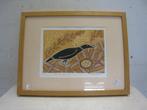 Doris Gingingara - crow with nest - dry season, Antiek en Kunst, Kunst | Litho's en Zeefdrukken
