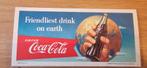 Coca-Cola reclame origineel uit 1956, Ophalen of Verzenden, Gebruikt, Reclamebord