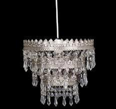 Ikea Rimfrost Vintage Mini kroonluchter shabby chic retro, Huis en Inrichting, Lampen | Kroonluchters, Zo goed als nieuw, Glas