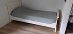 1 persoons bed, Huis en Inrichting, Slaapkamer | Bedden, 90 cm, Eenpersoons, Wit, Ophalen of Verzenden