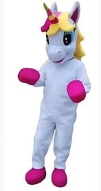 Unicorn Mascotte Te Huur, Ophalen of Verzenden, Zo goed als nieuw