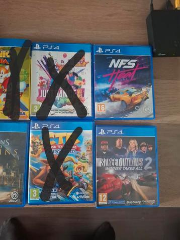 Verschillende spellen voor de ps4  beschikbaar voor biedingen
