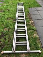 Ladder, opsteekladder, 2-delige ladder, lange ladder, 2x3.90, Doe-het-zelf en Verbouw, Ladders en Trappen, Ophalen, 4 meter of meer