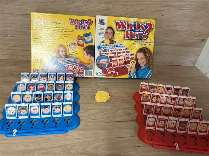 wie is het gele doos - s4187, Hobby en Vrije tijd, Gezelschapsspellen | Bordspellen, Zo goed als nieuw, Ophalen of Verzenden