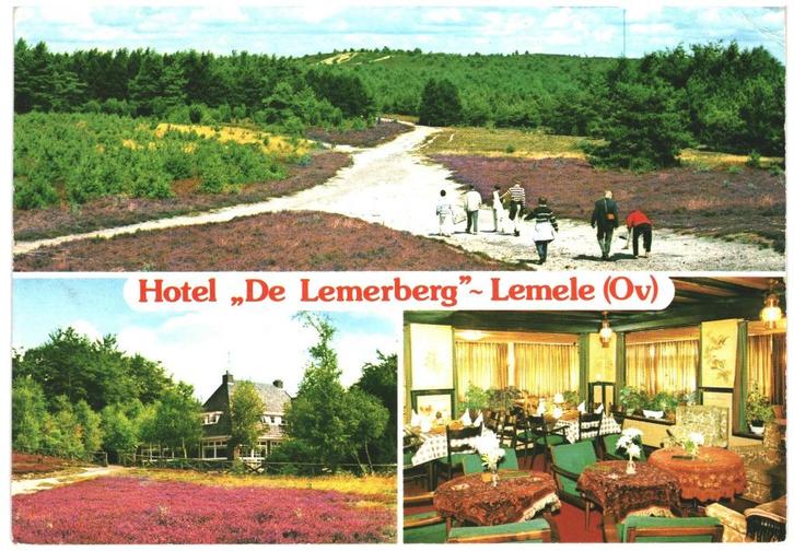 910025 Ommen Lemele Ov 82 Hotel de Lemelerberg Gelopen met, Verzamelen, Ansichtkaarten | Nederland, Gelopen, Overijssel, 1980 tot heden