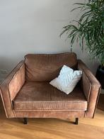 Fauteuil love seat cognac kleurige stoel, Huis en Inrichting, Banken | Sofa's en Chaises Longues, Ophalen, Eenpersoons, 75 tot 100 cm