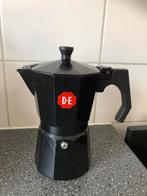 Percolator DE Douwe Egberts zwart amper gebruikt, Afneembaar waterreservoir, Espresso apparaat, Gemalen koffie, Ophalen of Verzenden