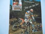 sticker oud MOTORCROSS John vd BERK Worldchamp heeswijk race, Verzenden, Zo goed als nieuw, Bedrijf of Vereniging