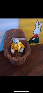Vintage rieten rotan kinderstoel stoel stoeltje, Ophalen of Verzenden, Zo goed als nieuw, Overige typen