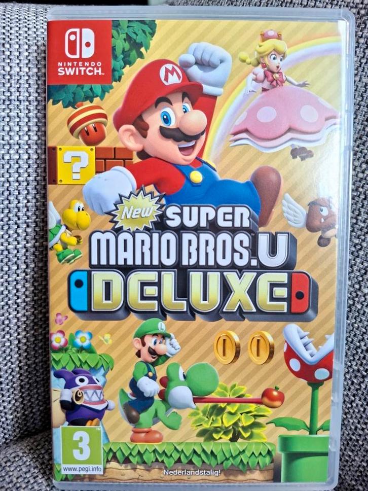 Super Mario Bros. U Deluxe | NIEUWSTAAT | Switch 1 & 2, Spelcomputers en Games, Games | Nintendo Switch, Zo goed als nieuw, Platform