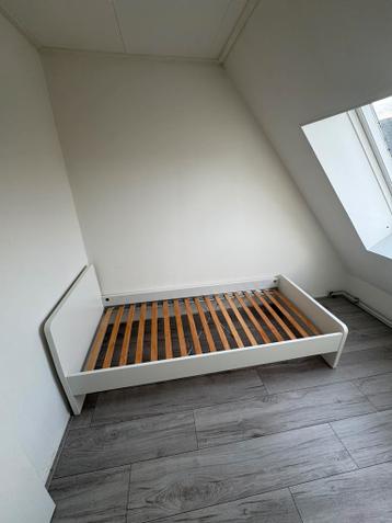 ASKVOLL witte bedframe + lattenbodem (eenpersoonsbed) - afbeelding 3