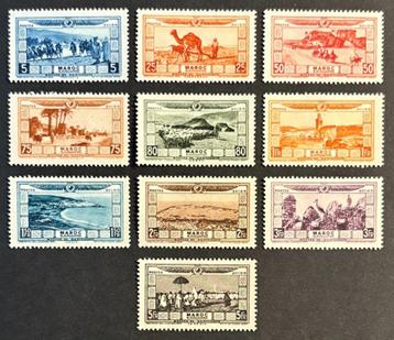 MAROKKO  Hulp voor overstromingsslachtoffers 1928 ongebruikt beschikbaar voor biedingen