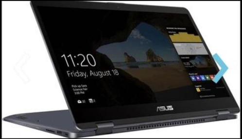 Asus VivoBook Flip, Computers en Software, Windows Laptops, Zo goed als nieuw, 16 inch, 4 Ghz of meer, 8 GB, Qwerty, Met touchscreen