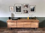 Stoer dressoir van Xooon 225cm, Huis en Inrichting, Kasten | Dressoirs, Ophalen, Gebruikt, Teakhout, 200 cm of meer
