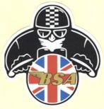 BSA Cafe Racer sticker #6, Ophalen of Verzenden