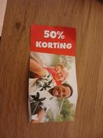 50% korting op Walibi Holland, Tickets en Kaartjes, Eén persoon
