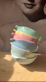 Set van 6 Regout pastel soepkommen, Antiek en Kunst, Ophalen of Verzenden