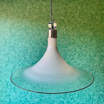 XL Vintage 70’s Cosack Leuchten Hanglamp. Ø Murano Kap 52 CM beschikbaar voor biedingen