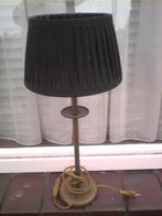 Trendy zwart tafel-dressoir lampje met organza lampenkap, Huis en Inrichting, Lampen | Tafellampen, Ophalen of Verzenden, Zo goed als nieuw