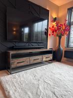 Konan TV Meubel Haco - Spoorbielzen & Staal, Ophalen, 150 tot 200 cm, Zo goed als nieuw, Minder dan 100 cm